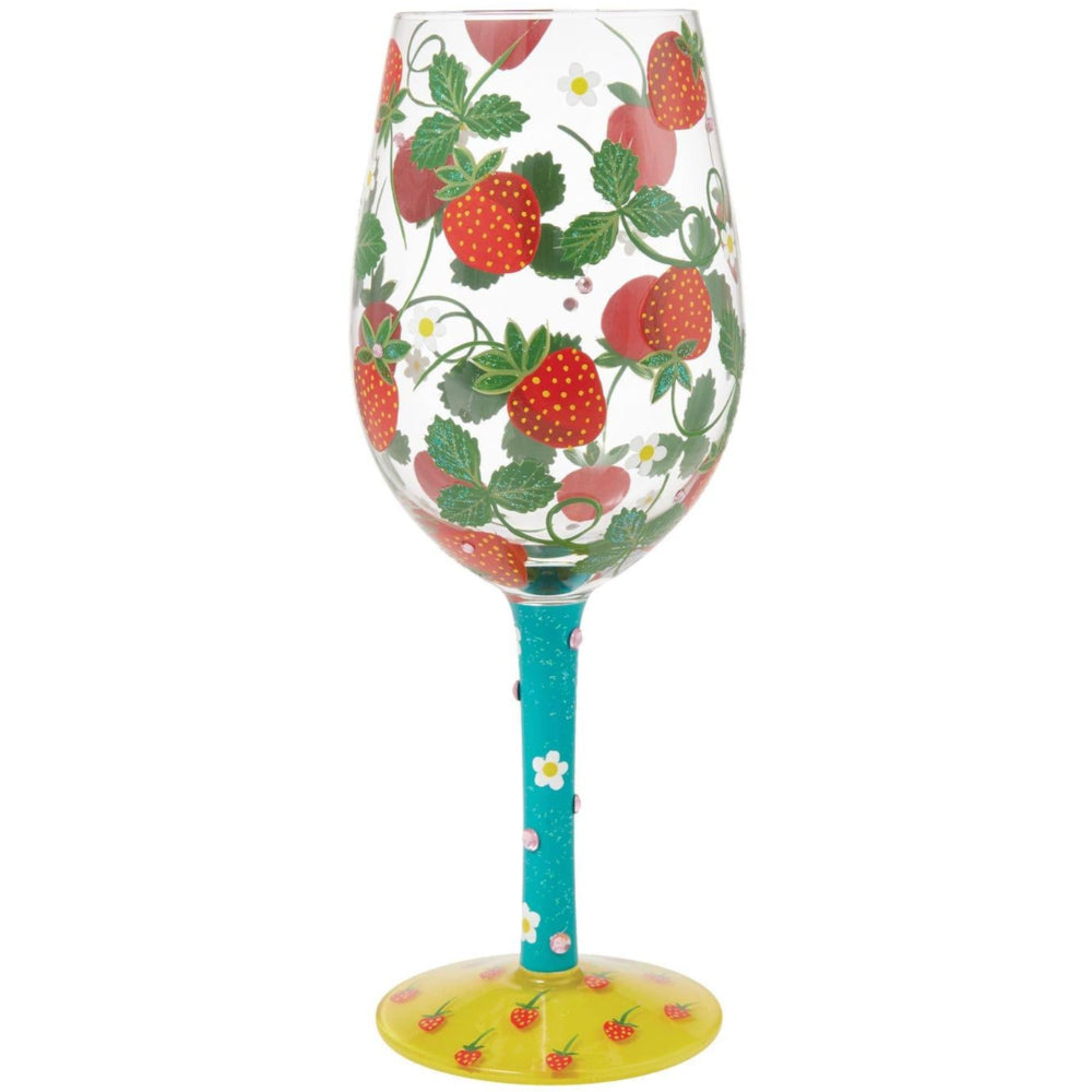 Lolita Hand-Painted Wine Glasses - 15 oz.