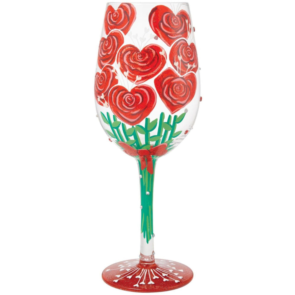 Lolita Hand-Painted Wine Glasses - 15 oz.