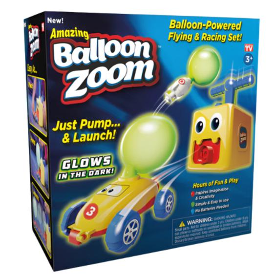 Balloon Zoom Rocket Car Set