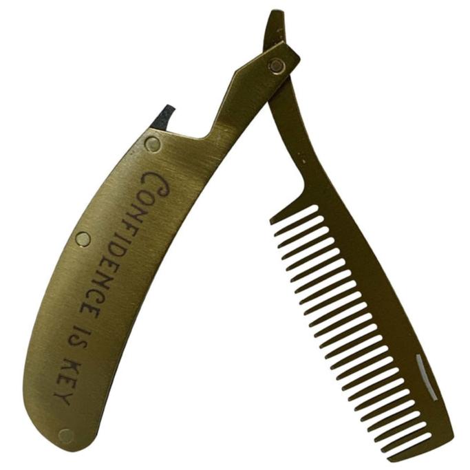 Trixie & Milo Foldable Beard & Mustache Comb