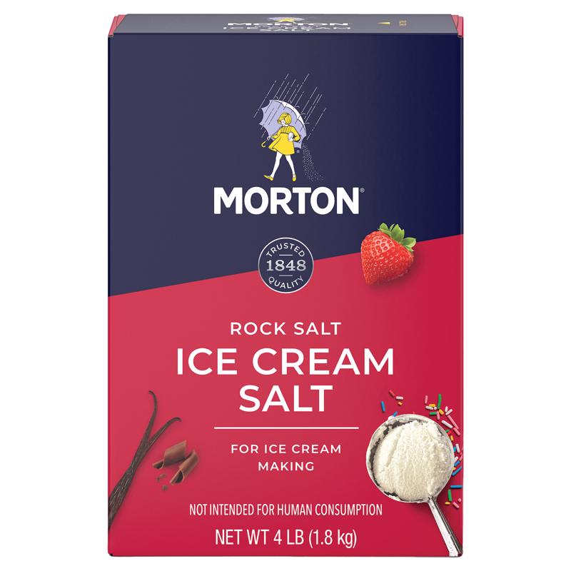 Morton Ice Cream Rock Salt - 4 lb.