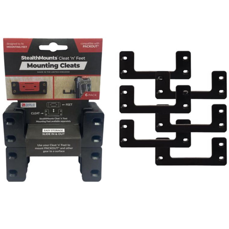 StealthMounts Packout-Compatible Mounting Cleats - 6 pc.