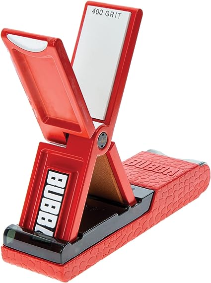 BUBBA Ultra Knife Sharpener with Non-Slip Grip Base and Sheath