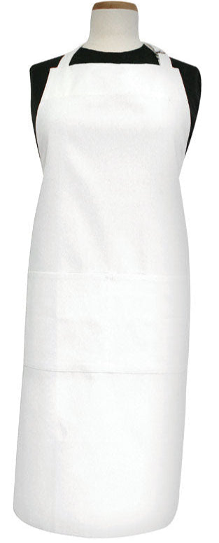 Ritz 2-Pocket White Cotton Royale Apron