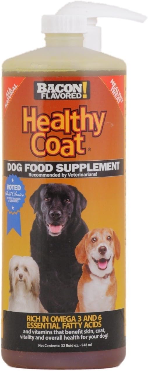 Healthy Coat Dog Food Supplement - 32 oz.