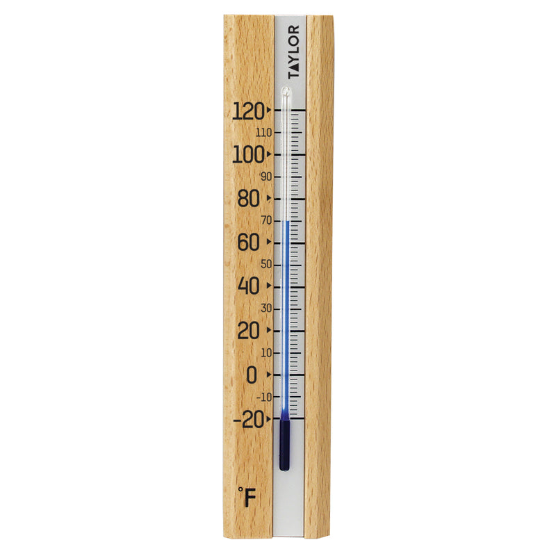 Taylor Wood Grain Tube Thermometer