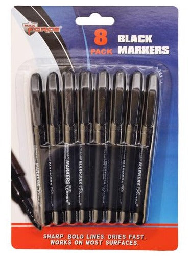 Max Force Permanent Markers - 8 pc.