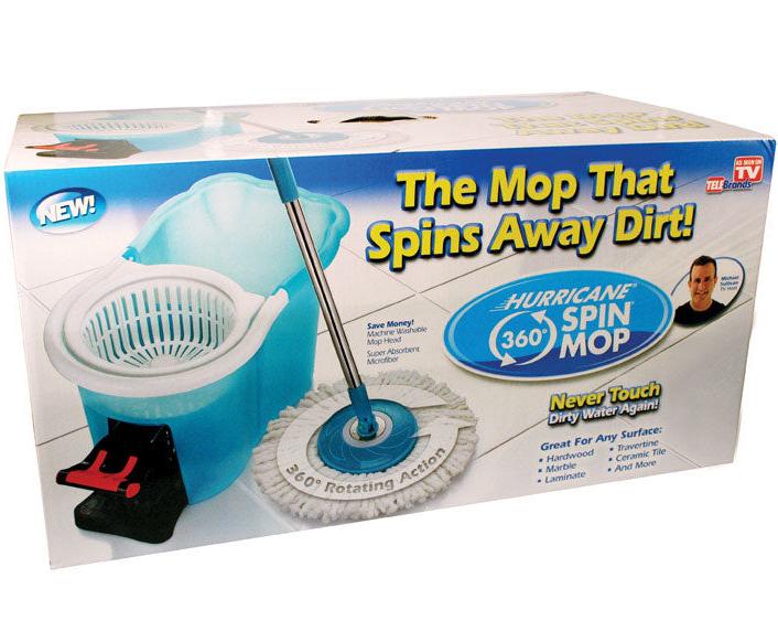 Hurricane Spin Mop w/ Bucket