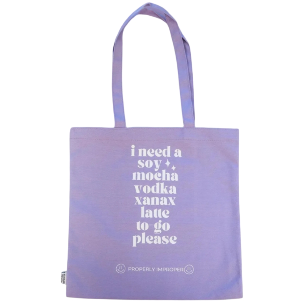 Properly Improper Canvas Tote Bags