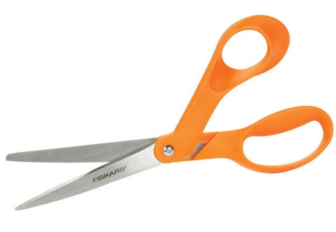 Fiskars Original Orange Stainless Steel Scissors - 8"