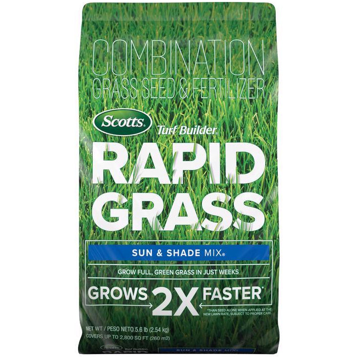 Scotts Turf Builder Rapid Grass Seeds (Sun & Shade Mix) - 5.6 lb.