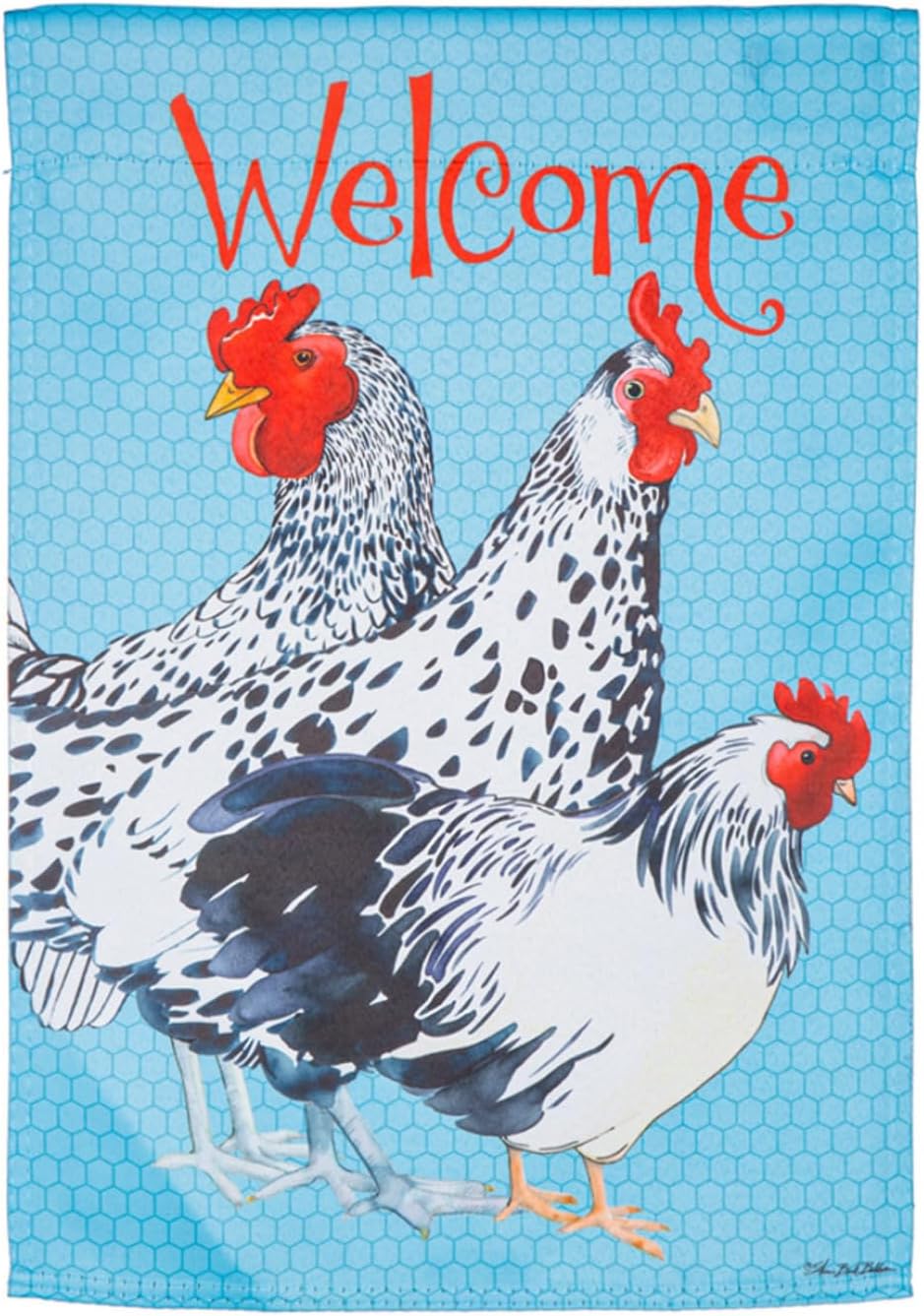 Evergreen "Welcome" Themed Garden Flags - 12.5" x 18"