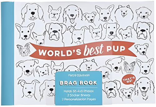 World's Best Pup 4" x 6" Photo Album