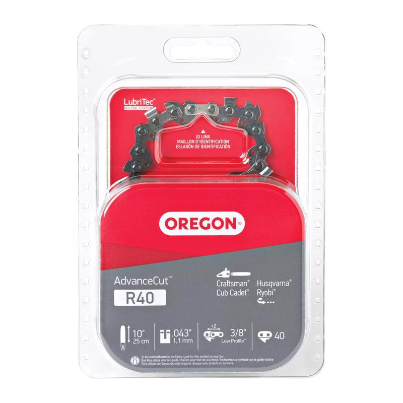 Oregon AdvanceCut R40 Replacement 40-Link Chainsaw Chain