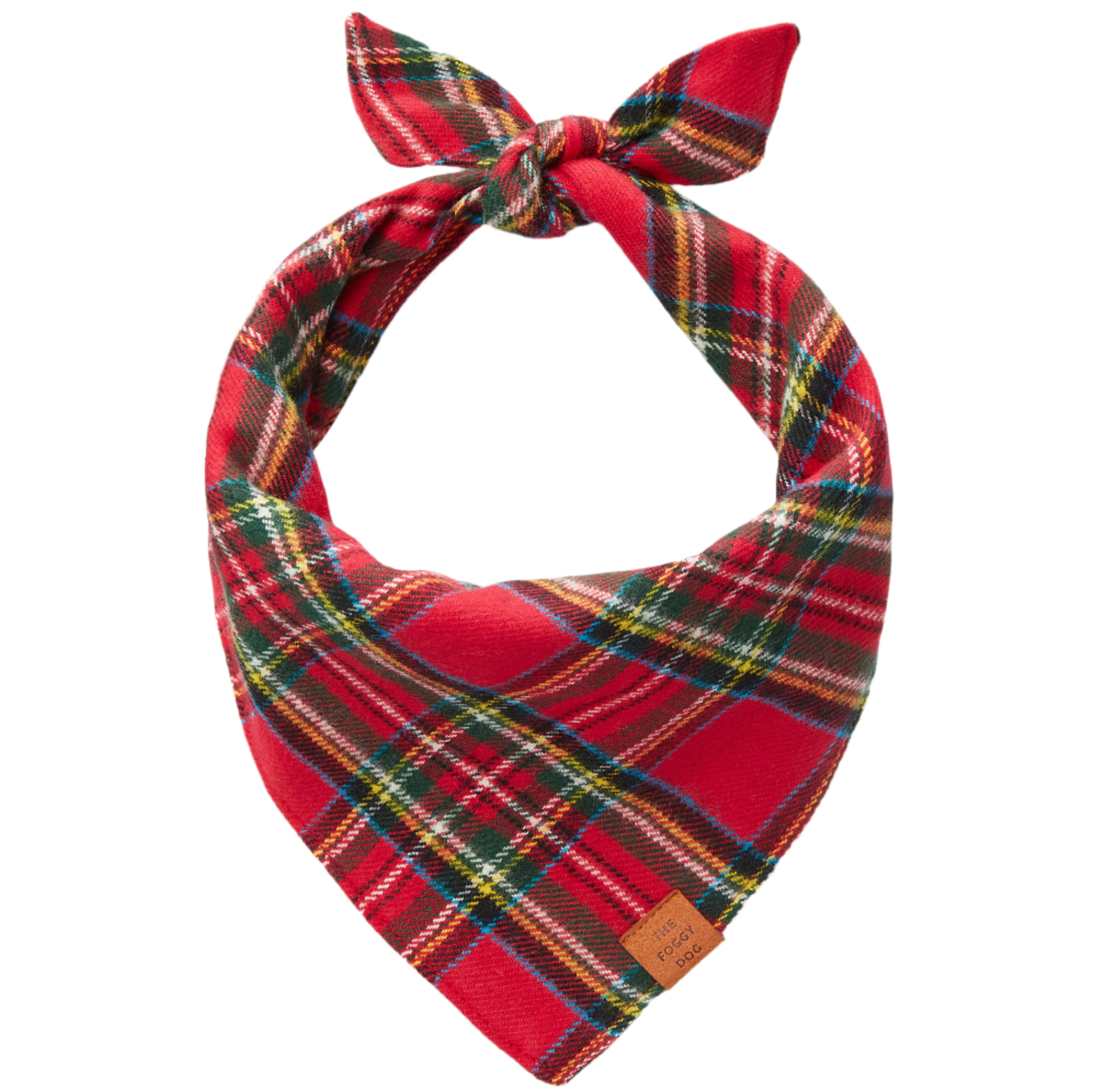 Foggy Dog Flannel Bandana - Tartan Plaid