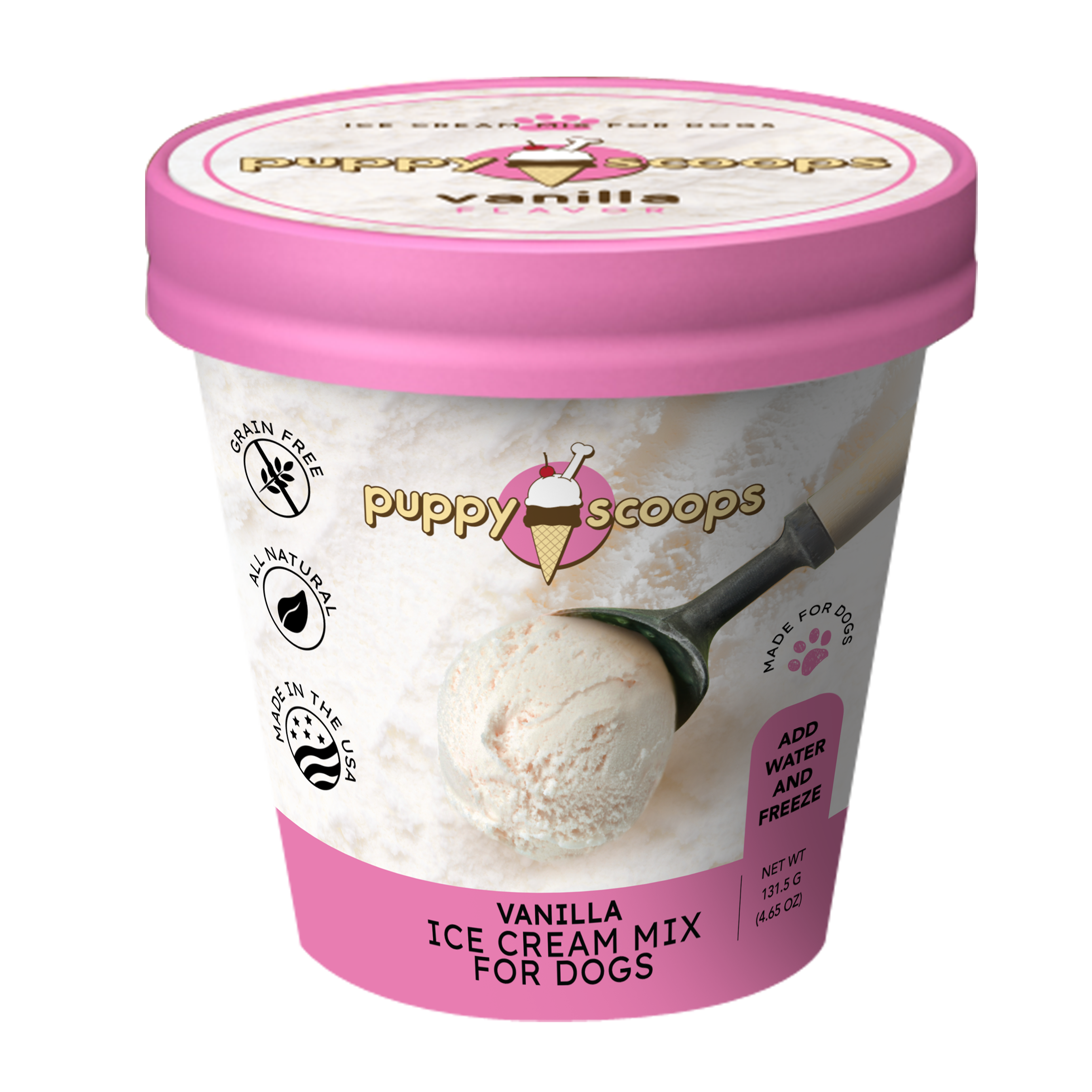 Puppy Scoops Ice Cream Mix for Dogs