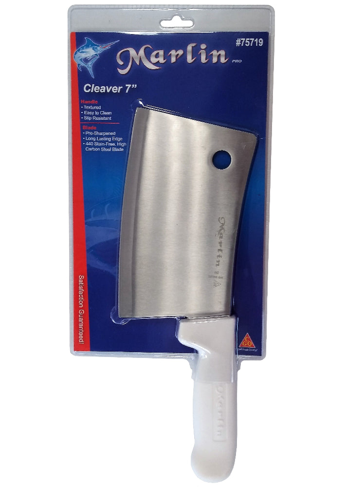 Marlin Stainless Steel Cleaver - 7"