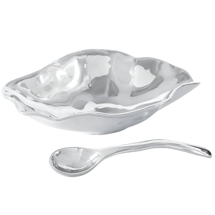 Beatriz Ball Vento Claire Bowl w/ Spoon - 5.75" x 9.75"