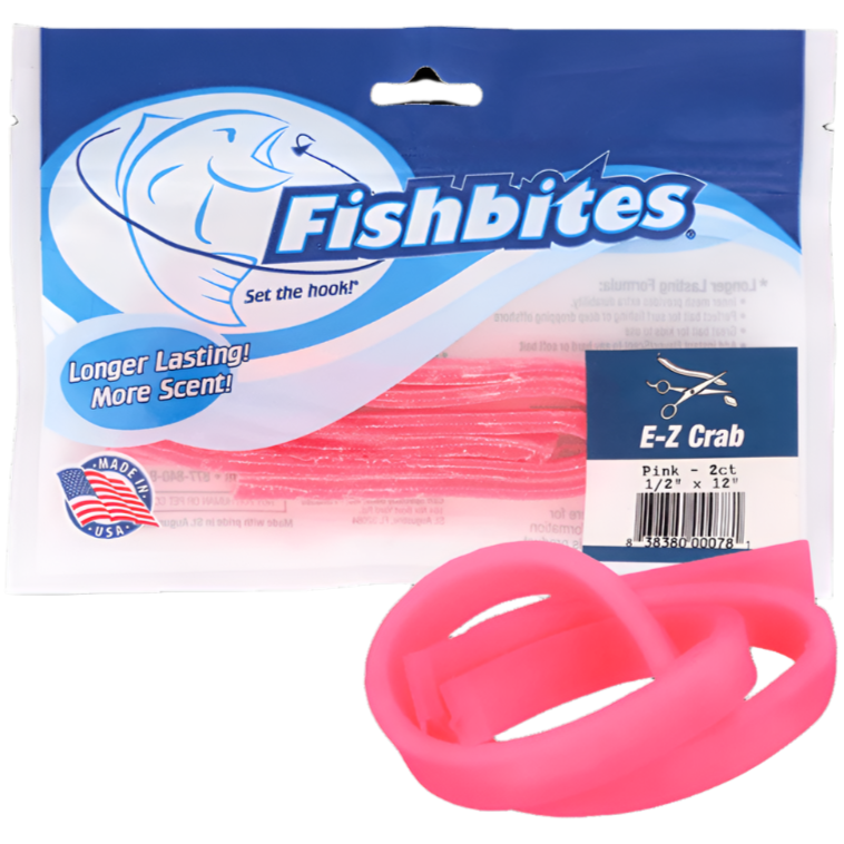 Fishbites E-Z Footlong Bait Strips (Crab) - 2 pc.