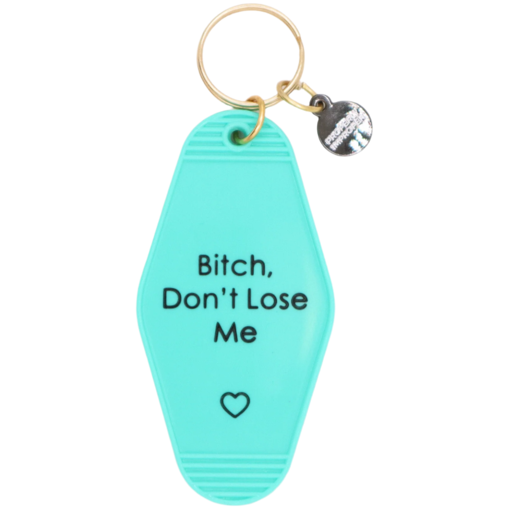 Properly Improper Hot-Stamped Motel Style Keychains