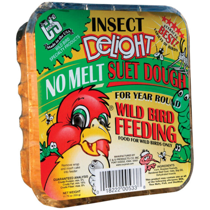 C&S No-Melt Insect Delight Suet - 11.75 oz.