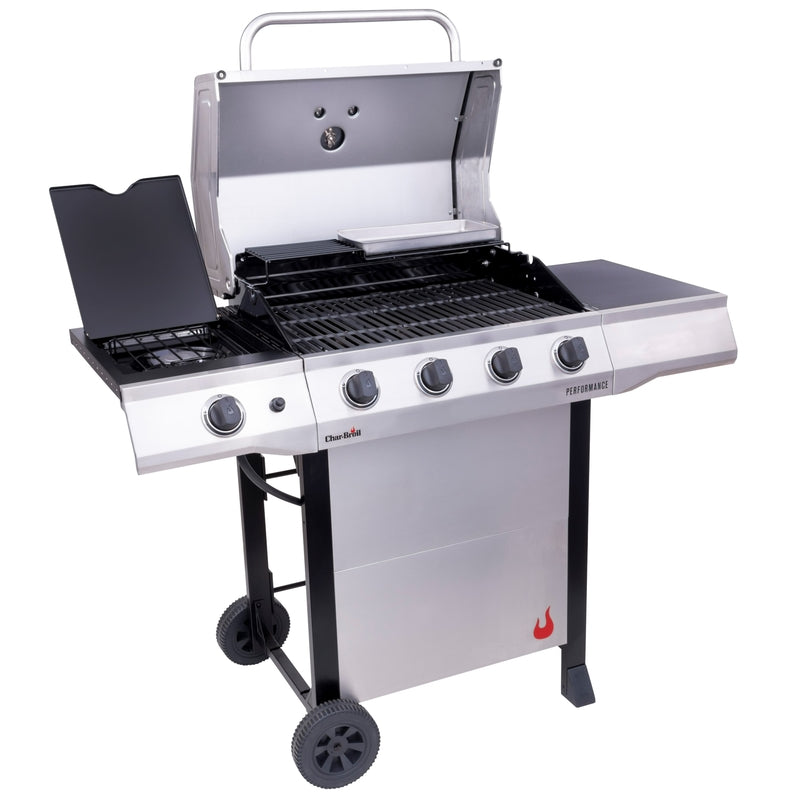 Char-Broil Performance Series Propane Grill, 4 Burner - Stainless Steel