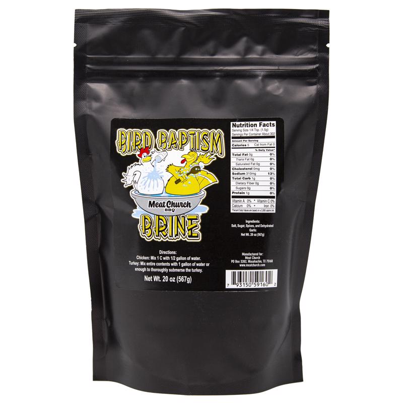 Meat Church Bird Baptism Brine Mix - 20 oz.