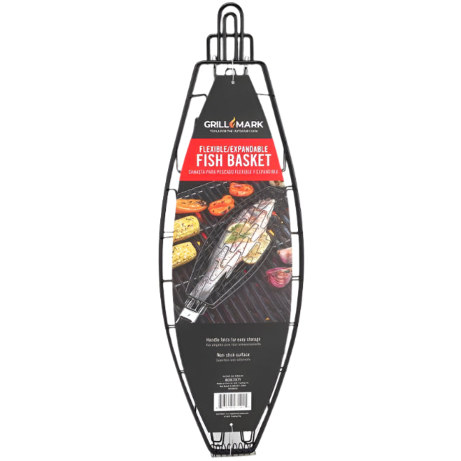 Grill Mark Flexible & Expandable Fish Grilling Basket