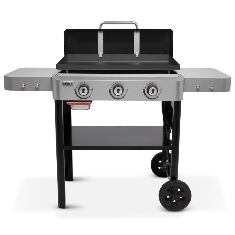 Weber Propane Outdoor Griddle, 28", 3 Burner - Black