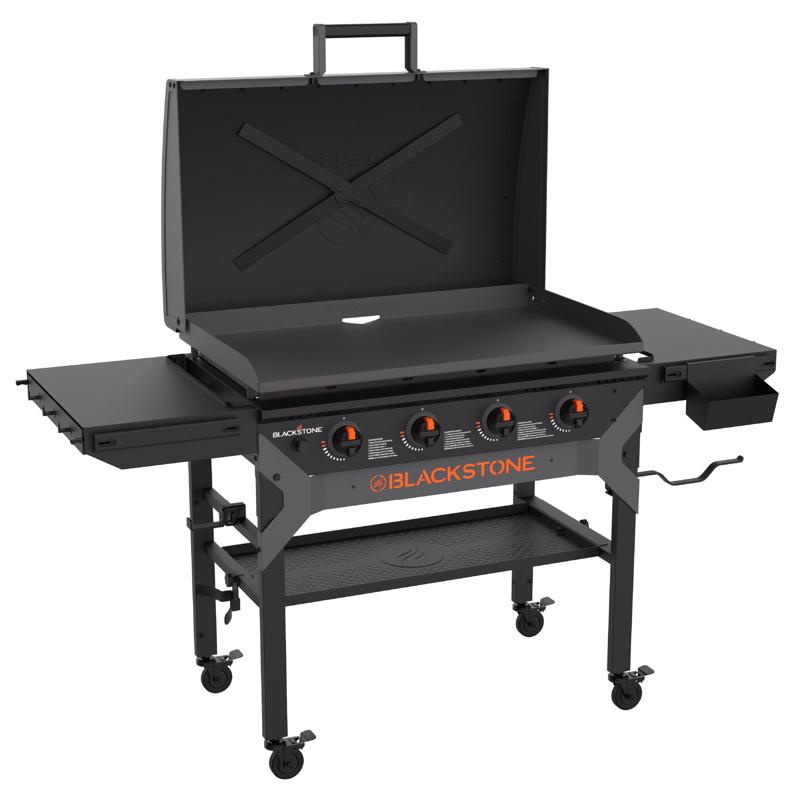 Blackstone 4 Burner Propane Griddle with Hood - Black