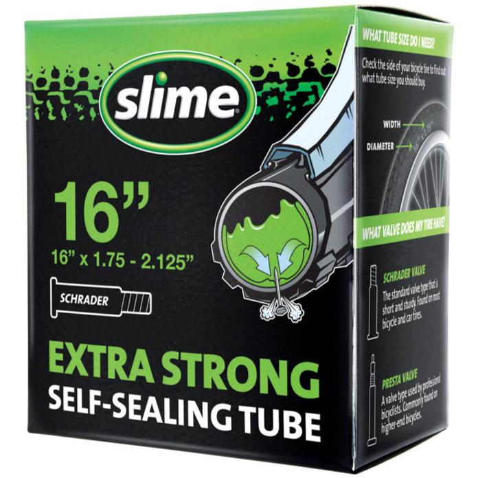 Slime Standard (Schrader) Valve Self-Sealing Rubber Inner Tube