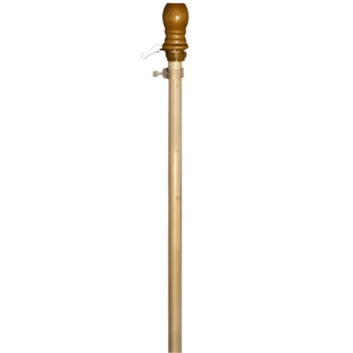 Valley Forge Solid Wood Flagpole - 5'