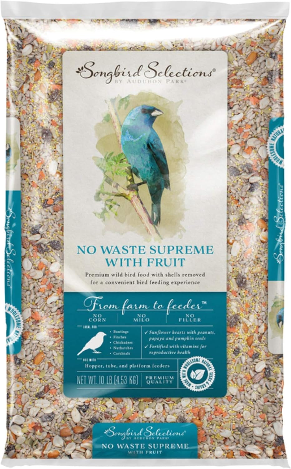 Songbird Selections "No Waste" Supreme Bird Seed w/ Fruit