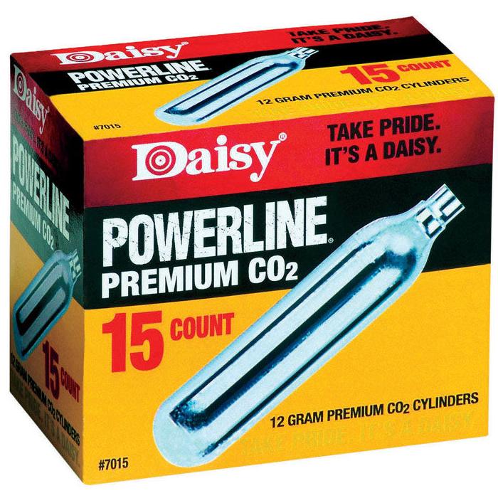 Daisy Powerline Premium CO2 Cartridges - 15 pc.