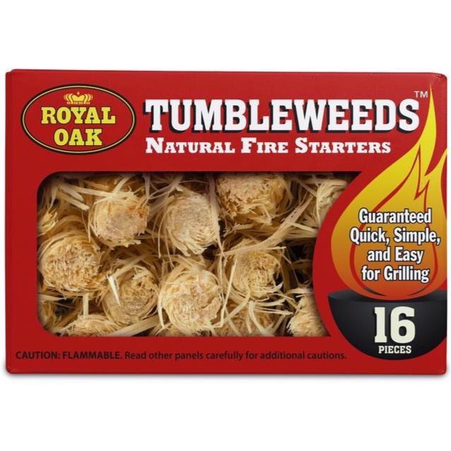 Royal Oak Tumbleweeds Paraffin Fire Starters - 16 pc.