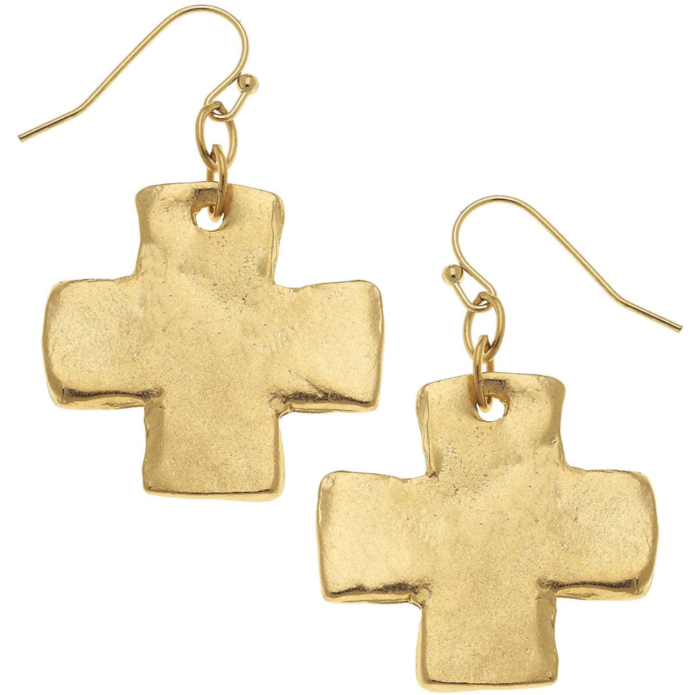 Susan Shaw Cross Earrings