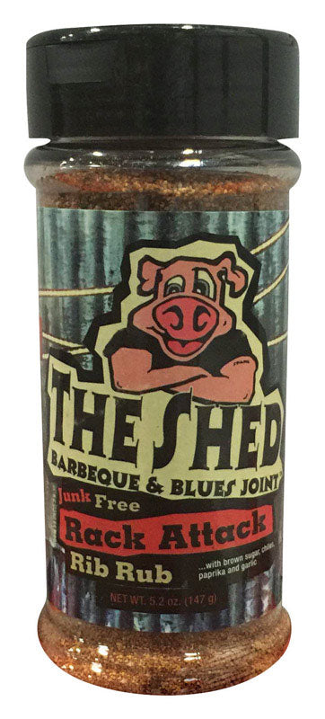 The Shed Rack Attack BBQ Rib Rub - 5.2 oz.