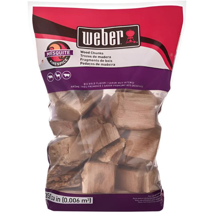 Weber Firespice Wood Smoking Chunks - 350 cu. in.