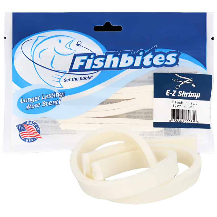 Fishbites E-Z Footlong Bait Strips (Shrimp) - 2 pc.