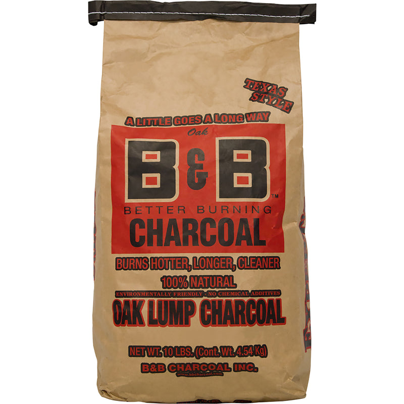 B&B Better Burning Oak Lump Charcoal - 10 lb.