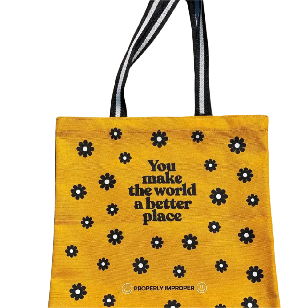 Properly Improper Canvas Tote Bags