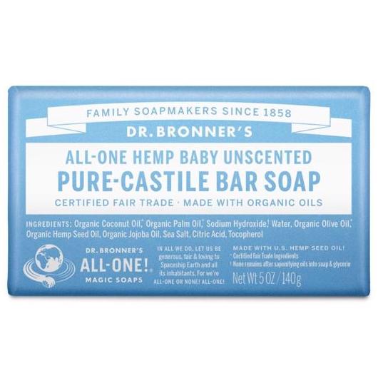 Dr. Bronner's Organic Fair Trade Pure-Castile Bar Soap - 5 oz.