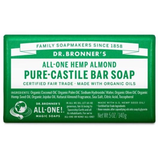 Dr. Bronner's Organic Fair Trade Pure-Castile Bar Soap - 5 oz.