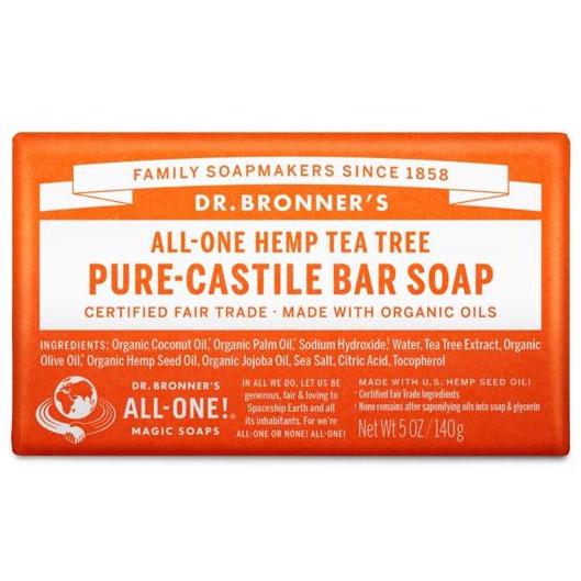 Dr. Bronner's Organic Fair Trade Pure-Castile Bar Soap - 5 oz.