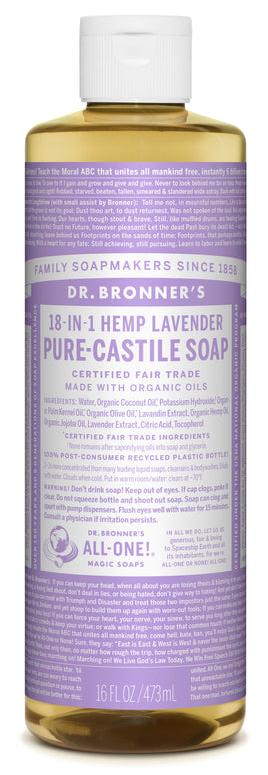 Dr. Bronner's Organic Fair Trade Pure-Castile Liquid Soap