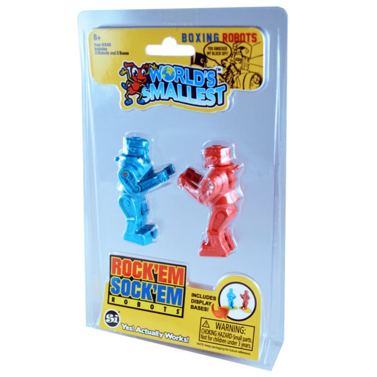 "World's Smallest" Rock 'Em Sock 'Em Robots