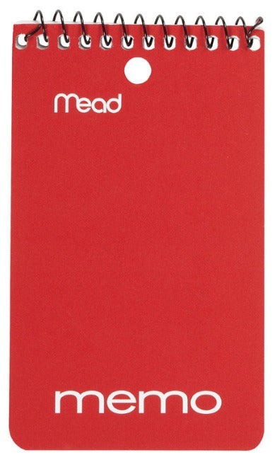 Mead Spiral-Bound Memo Book - 60 pg.