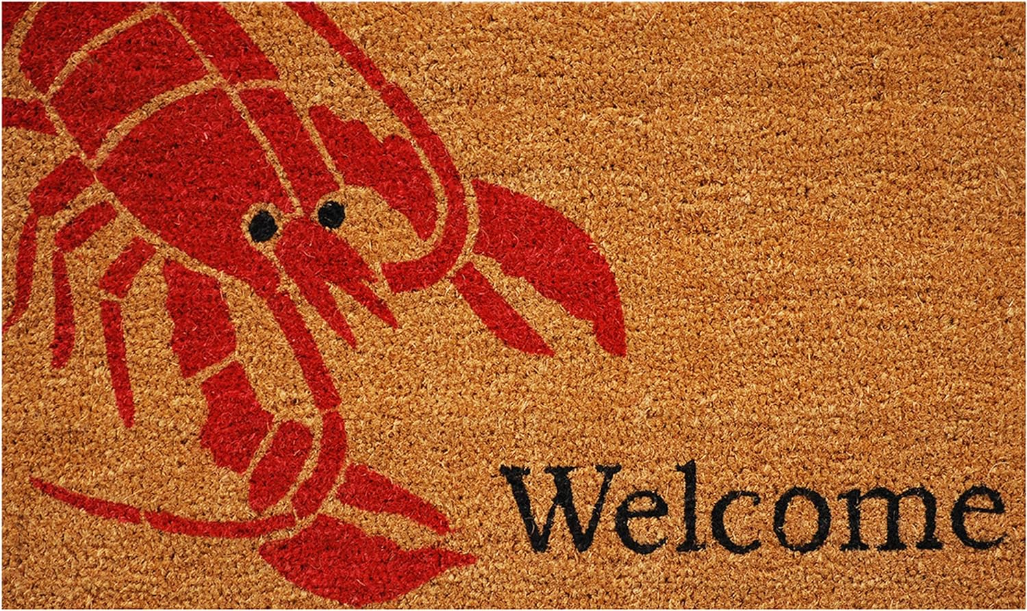 Lobster "Welcome" Coir Mat - 17" x 29"