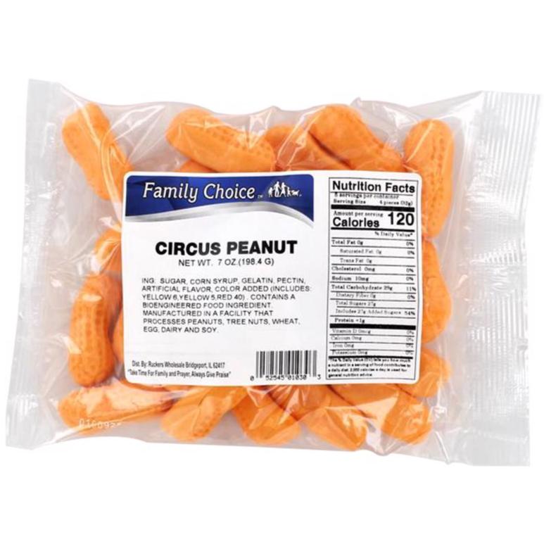 Family Choice Circus Peanuts - 7 oz.