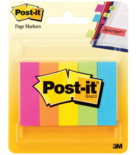 3M Post-It Page Markers - 5 pc.